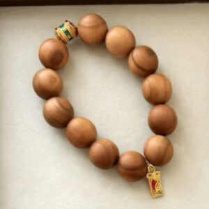 Auspicious Mantra Bead with Koi Pendant D144