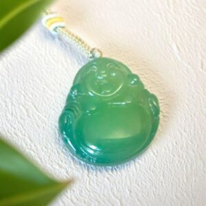 Pendant Necklace: Green Joyful Spirit D119