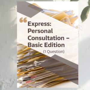 Express: Personal Consultation – Basic Edition (1 Question)  D59AA