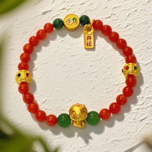 Bead Bracelet: Flash of Insight, Wisdom & Wealth D90