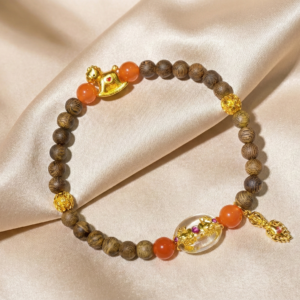 H193 Twilight Motion – Amber Glow Bracelet