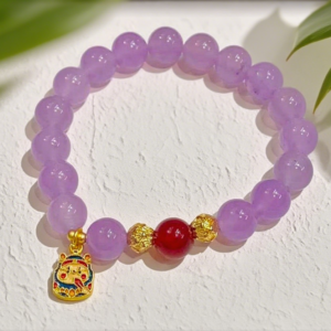 Bead Bracelet: Purple Qi Rising from the East D51