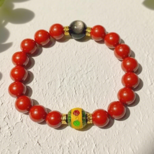Bead Bracelet: Radiant Male God D86