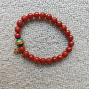 XSP031	Tai Sui Lu-Ma Red Bead Bracelet