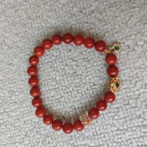 XSP038	Color Fox Peach Blossom Gourd Bracelet