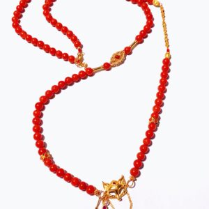 XSP030	Spirit Fox Mask Bodhi 108-Bead Mala