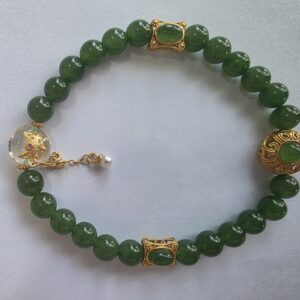 XSP067	Spirit Fox Scroll Yin-Yang Bracelet