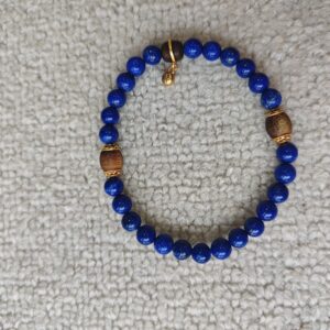 XSP039	Blessing & Clarity Lapis Bracelet