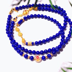 XSP043	Lapis Ziwei Script 108-Bead Mala