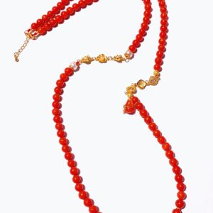 XSP032	Yellow Jambhala-Inspired Lotus Mani 108-Bead Mala